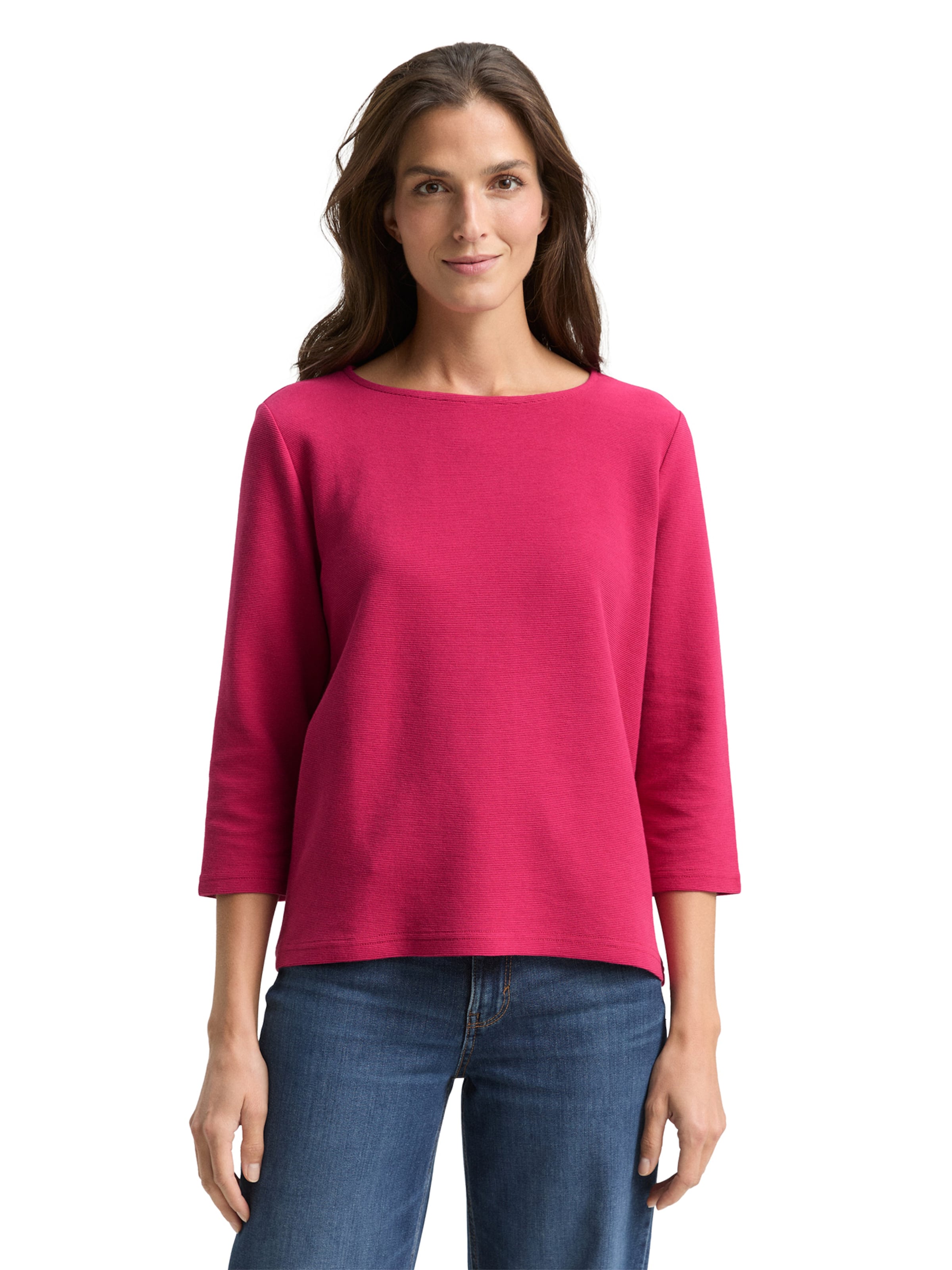 TOM TAILOR - Camisa em vermelho: frente