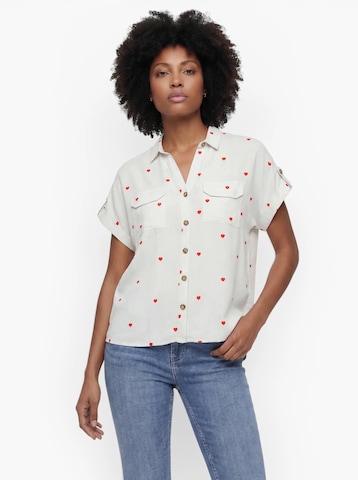 VERO MODA - Blusa 'VMBUMPY' en blanco: frente
