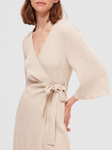 SELECTED FEMME Kleid in Beige