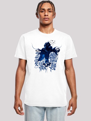 T-Shirt 'DC Comics' F4NT4STIC en blanc : devant