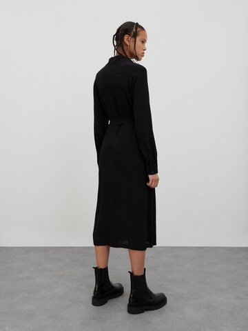 EDITED Shirt Dress 'Derya' in Black