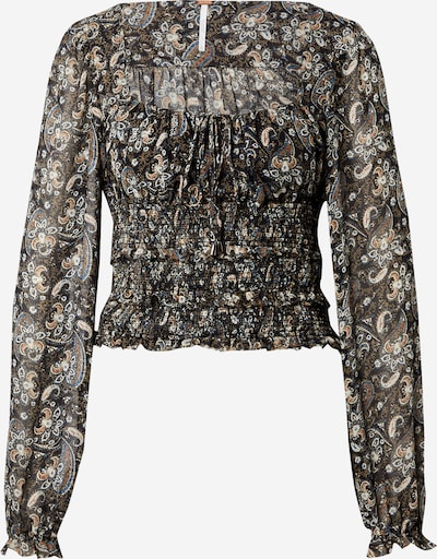 Free People Chemisier 'LOLITA' en mélange de couleurs / noir, Vue avec produit