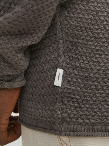 JACK & JONES Pullover 'Blumiguel' in Braun