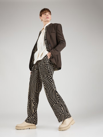 SECOND FEMALE Regular Pleated Pants 'Liven' in Black