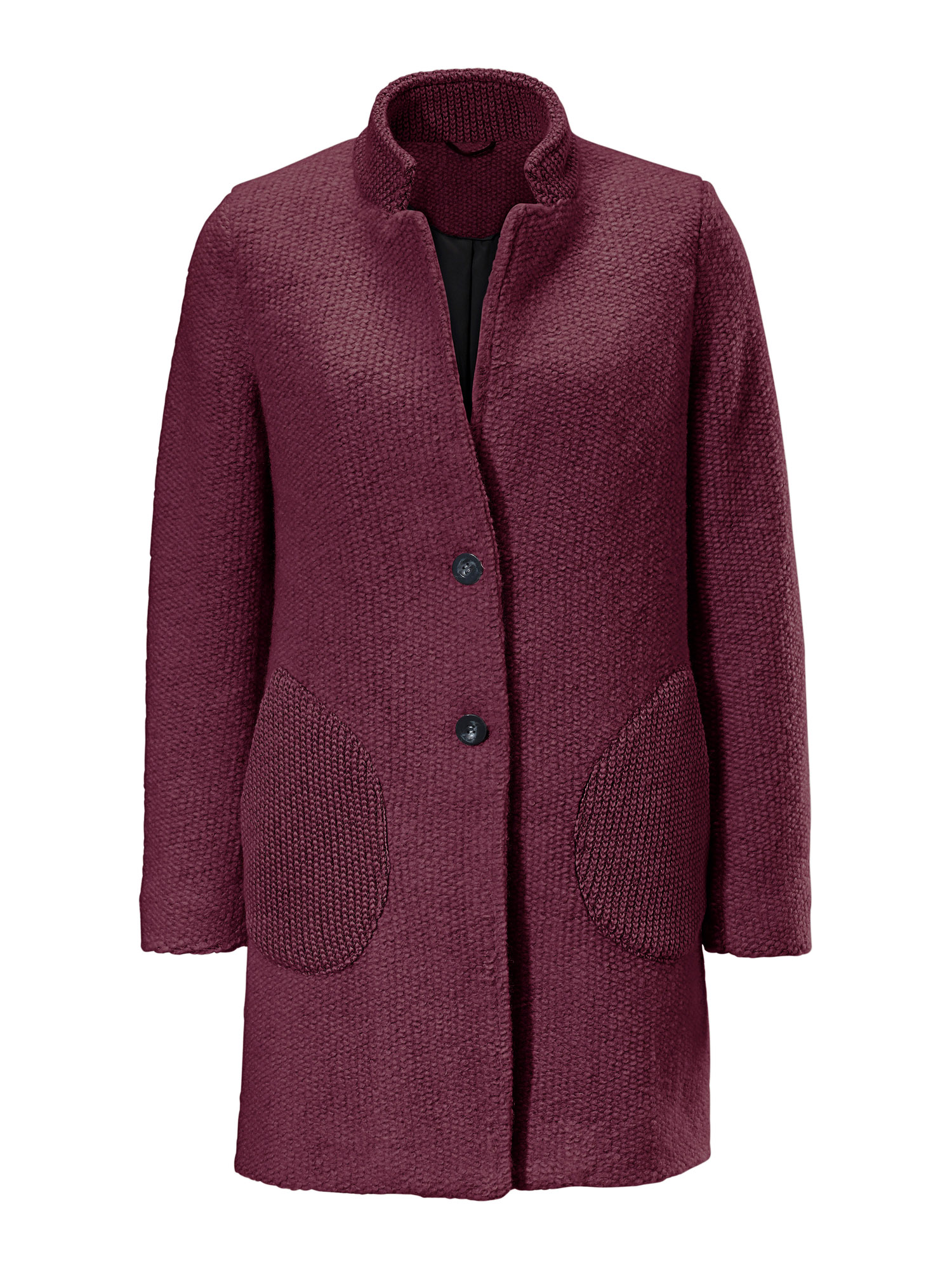 Donna Occasioni heine Cappotto di mezza stagione in Bordeaux Donna Occasioni heine Cappotto di mezza stagione in Bordeaux