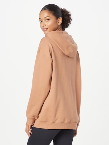 ROXY Athletic Zip-Up Hoodie in Brown