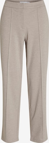 VILA Loose fit Pleated Pants 'Amiri' in Beige: front