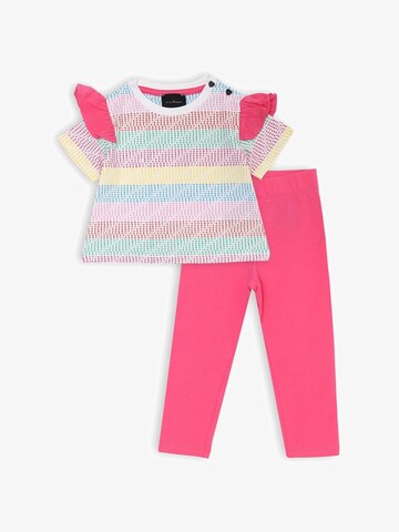 John Richmond Set 'Colorful' in Pink: front