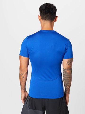 Tricou funcțional 'Techfit' de la ADIDAS PERFORMANCE pe albastru