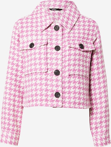 Veste mi-saison 'KIMMIE' ONLY en rose : devant