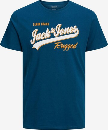 Jack & Jones Plus Тениска в синьо: отпред