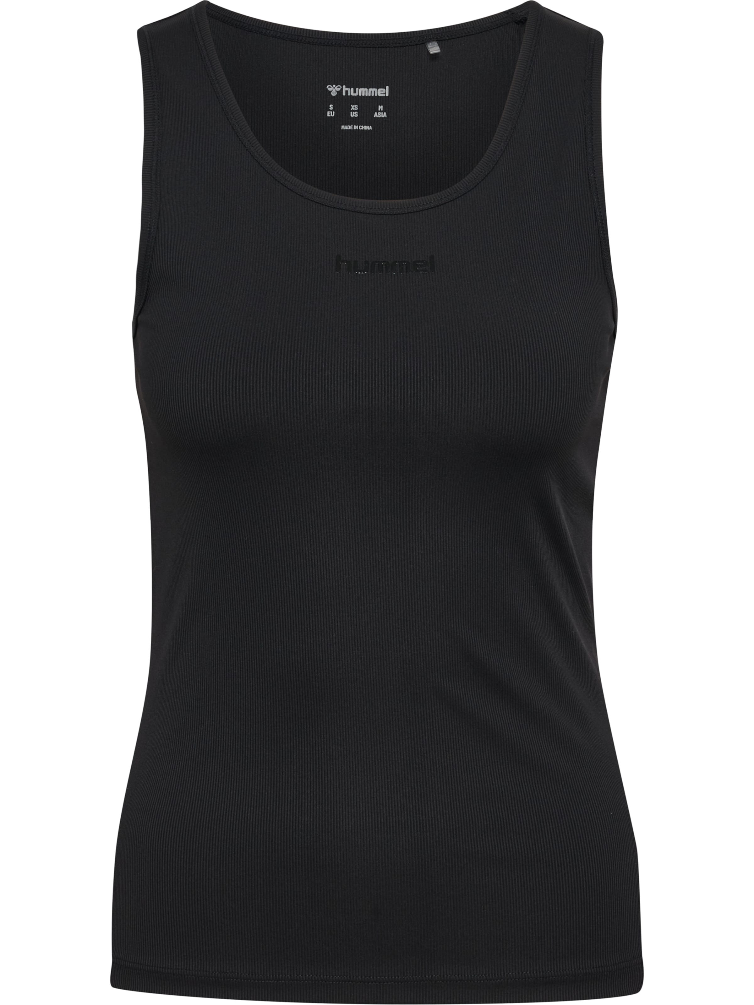 Hummel Top in Zwart: voorkant