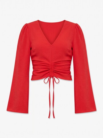 VERO MODA Top 'LISBETH' in Rood: voorkant