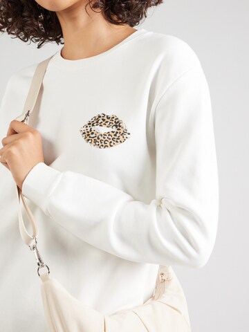 Key Largo - Sudadera 'Kiss' en blanco