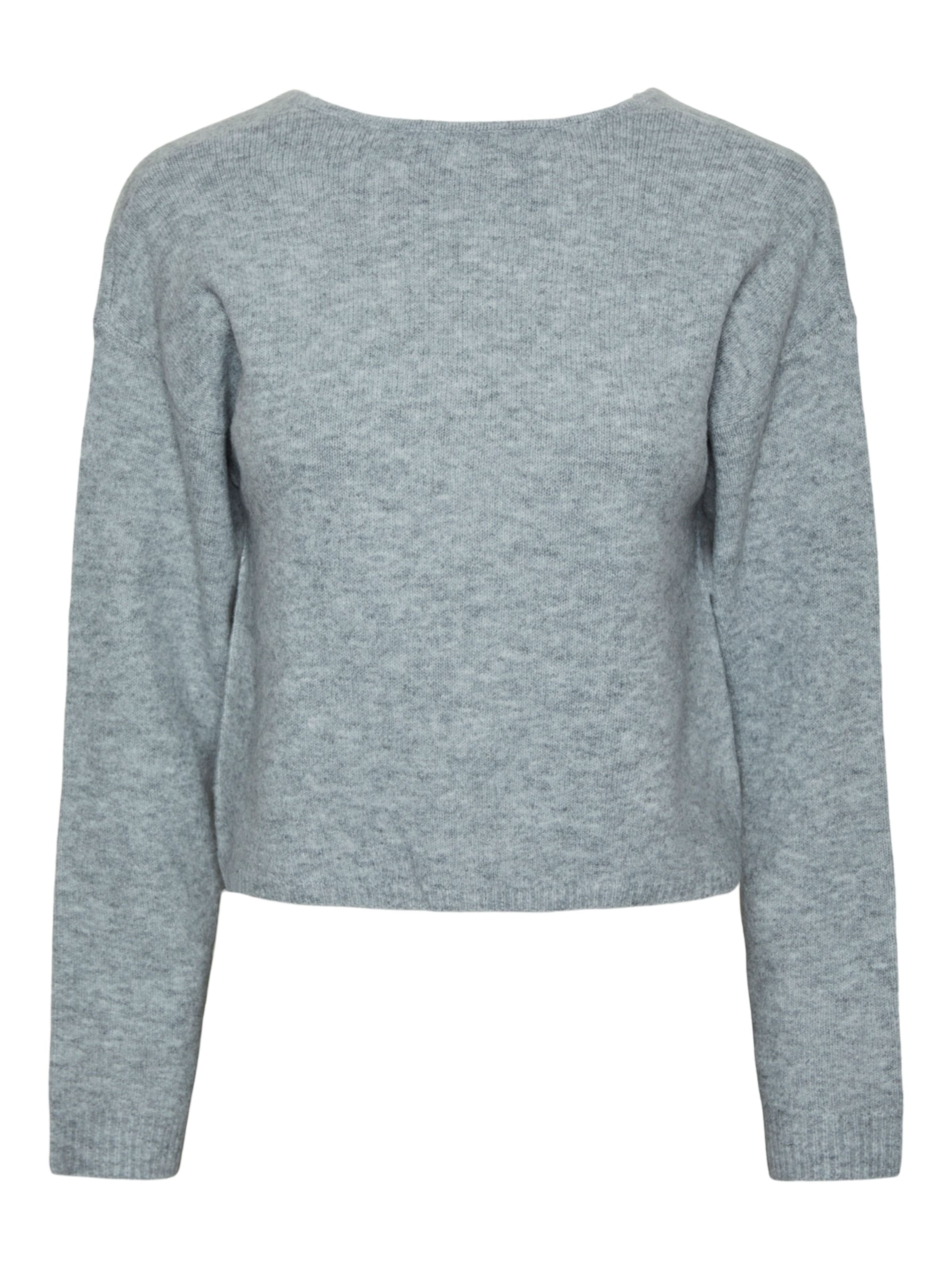 PIECES Svetr 'PCNANU' – šedá