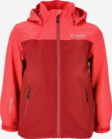 ZigZag Performance Jacket 'Bloomer' in Red: front