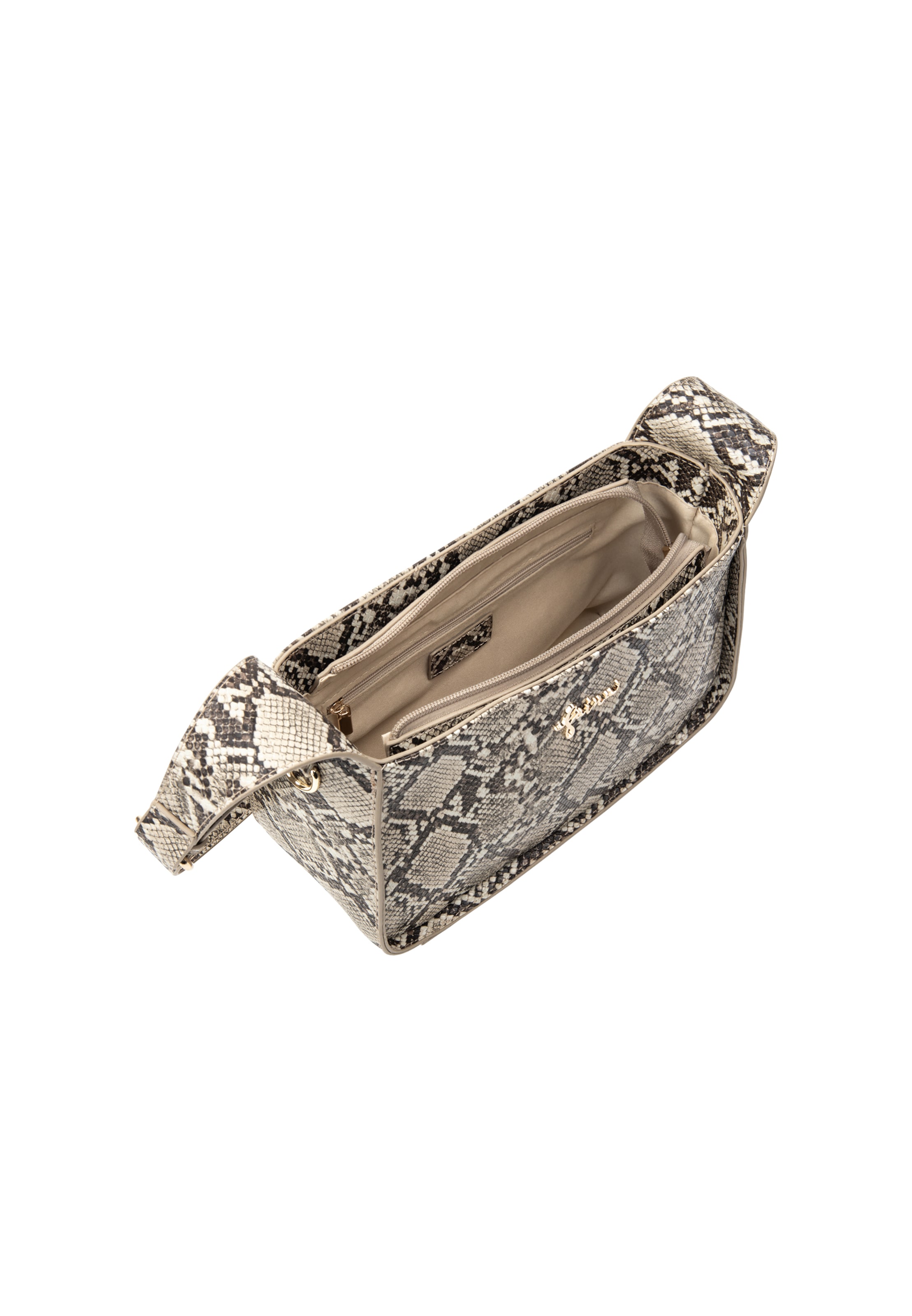 faina Schoudertas in Beige