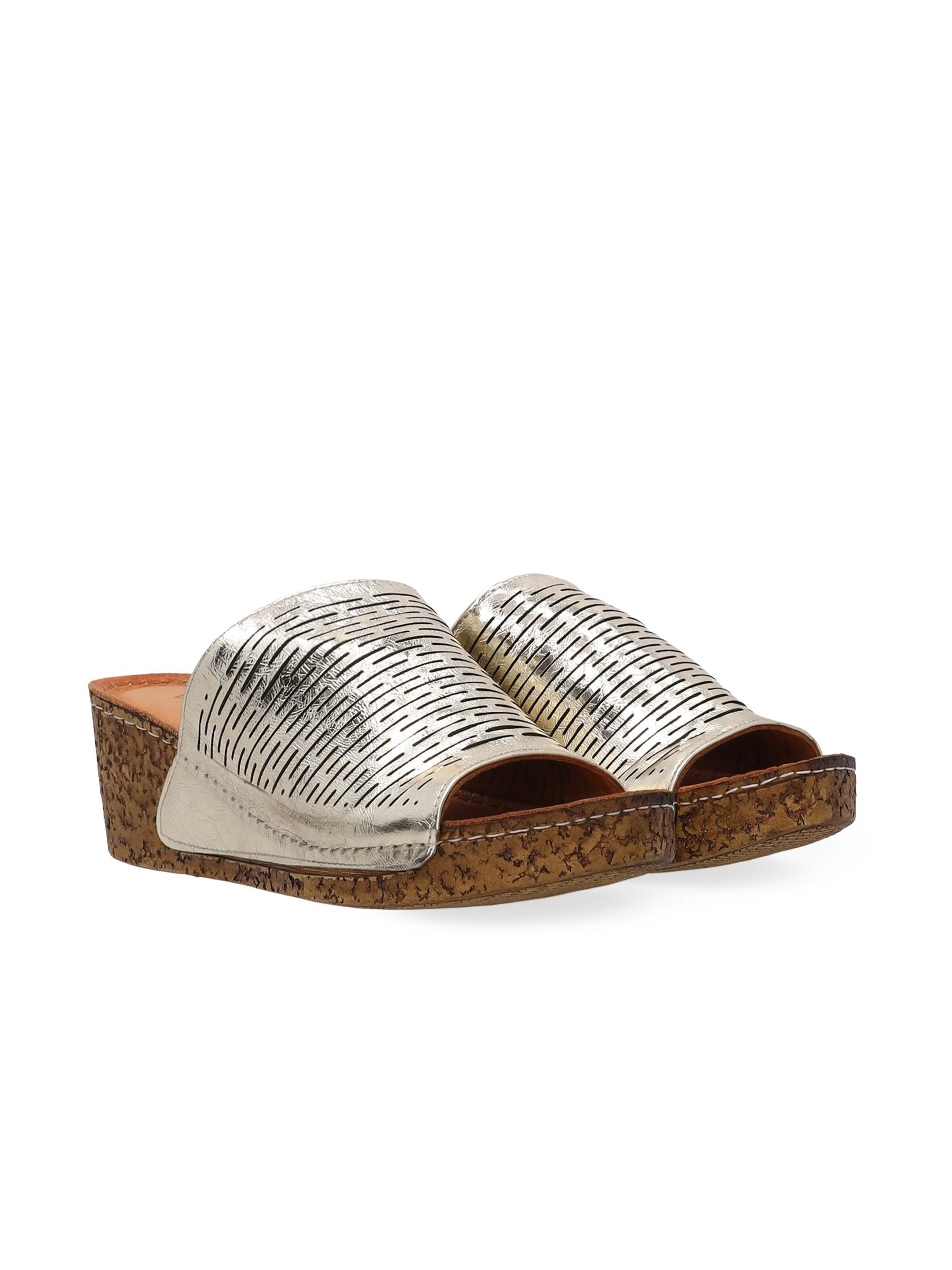 VENEZIA Mules in Gold