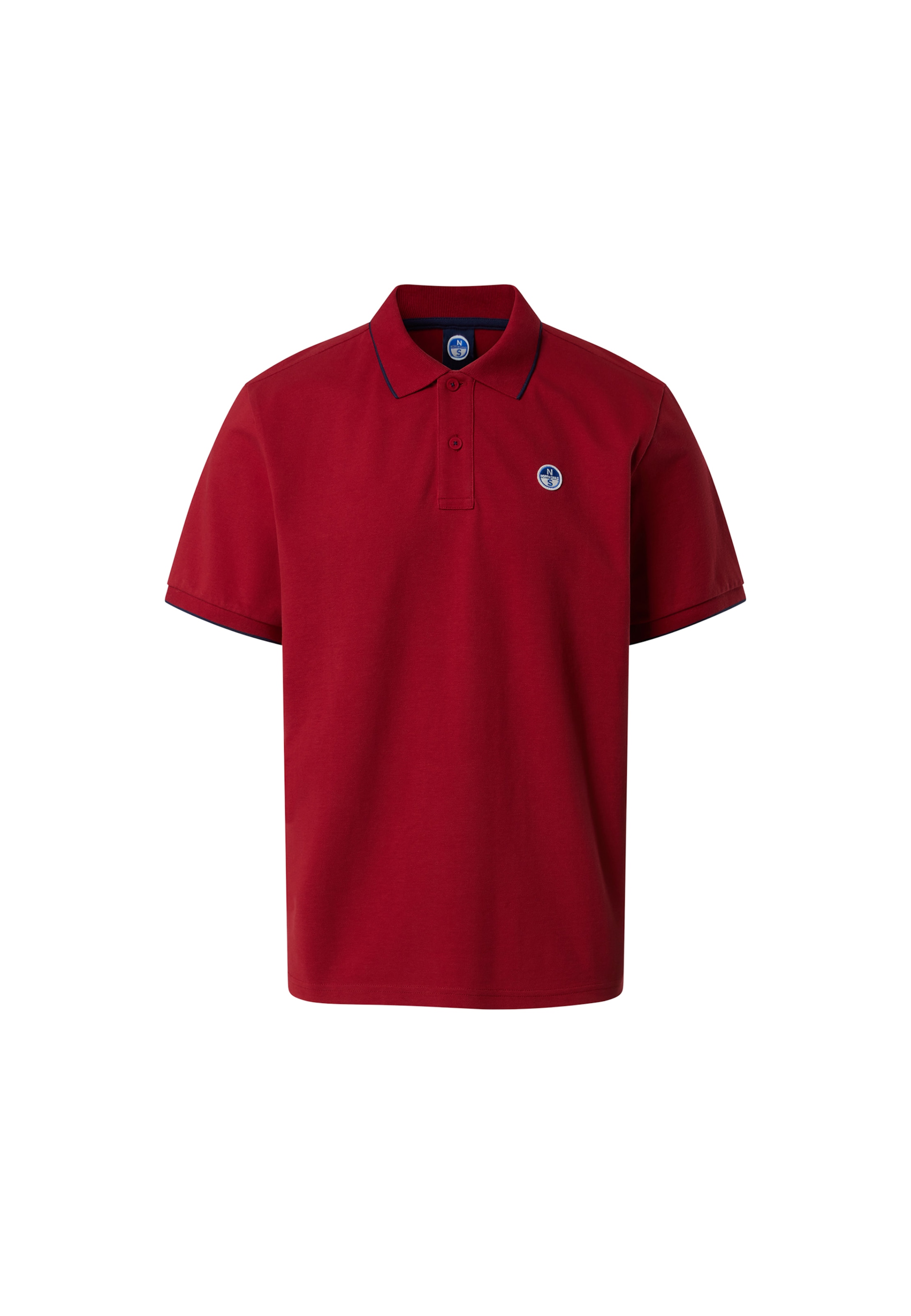 T-Shirt North Sails en rouge : devant