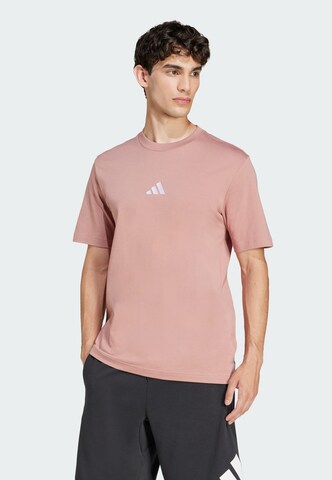 ADIDAS SPORTSWEAR - Camiseta funcional 'Essentials' en rosa: frente