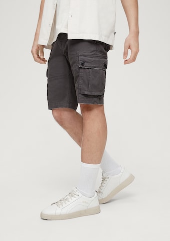 Regular Pantalon cargo 'John' QS en gris : devant