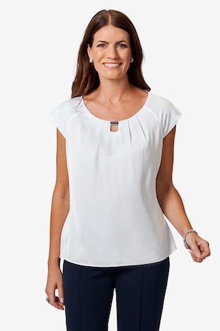 Select By Hermann Lange Blouse in White: front