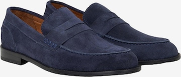 Desa Classic Flats 'Beleg' in Blue: front