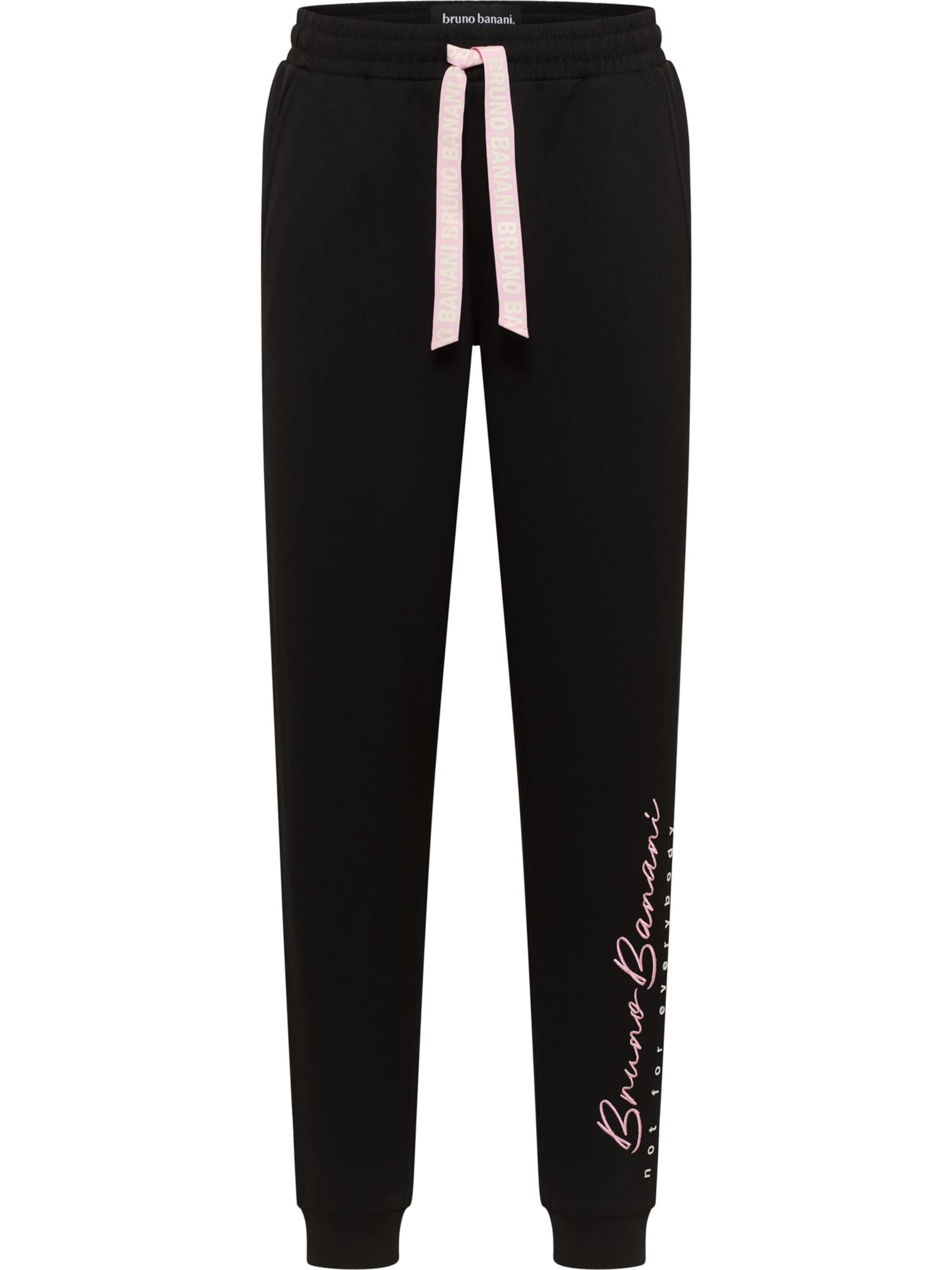 Bruno Banani Tapered Hose 'Dawson' in Schwarz: Vorderseite