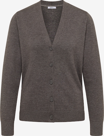 CECIL Strickjacke in schlammfarben, Produktansicht