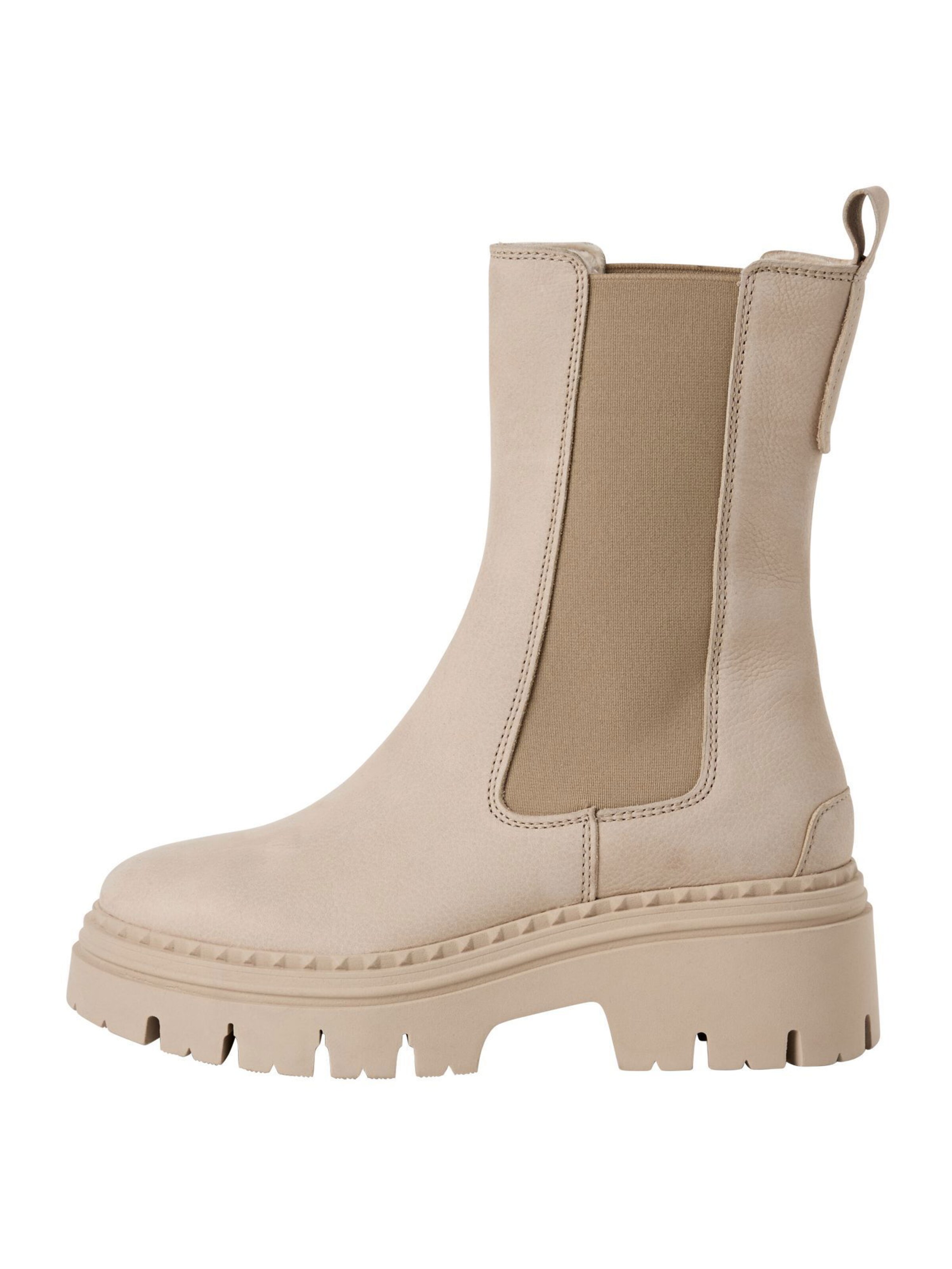 Tamaris Chelsea Boots in Beige