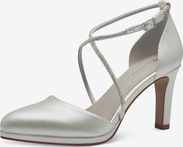 Escarpins Tamaris en blanc : devant