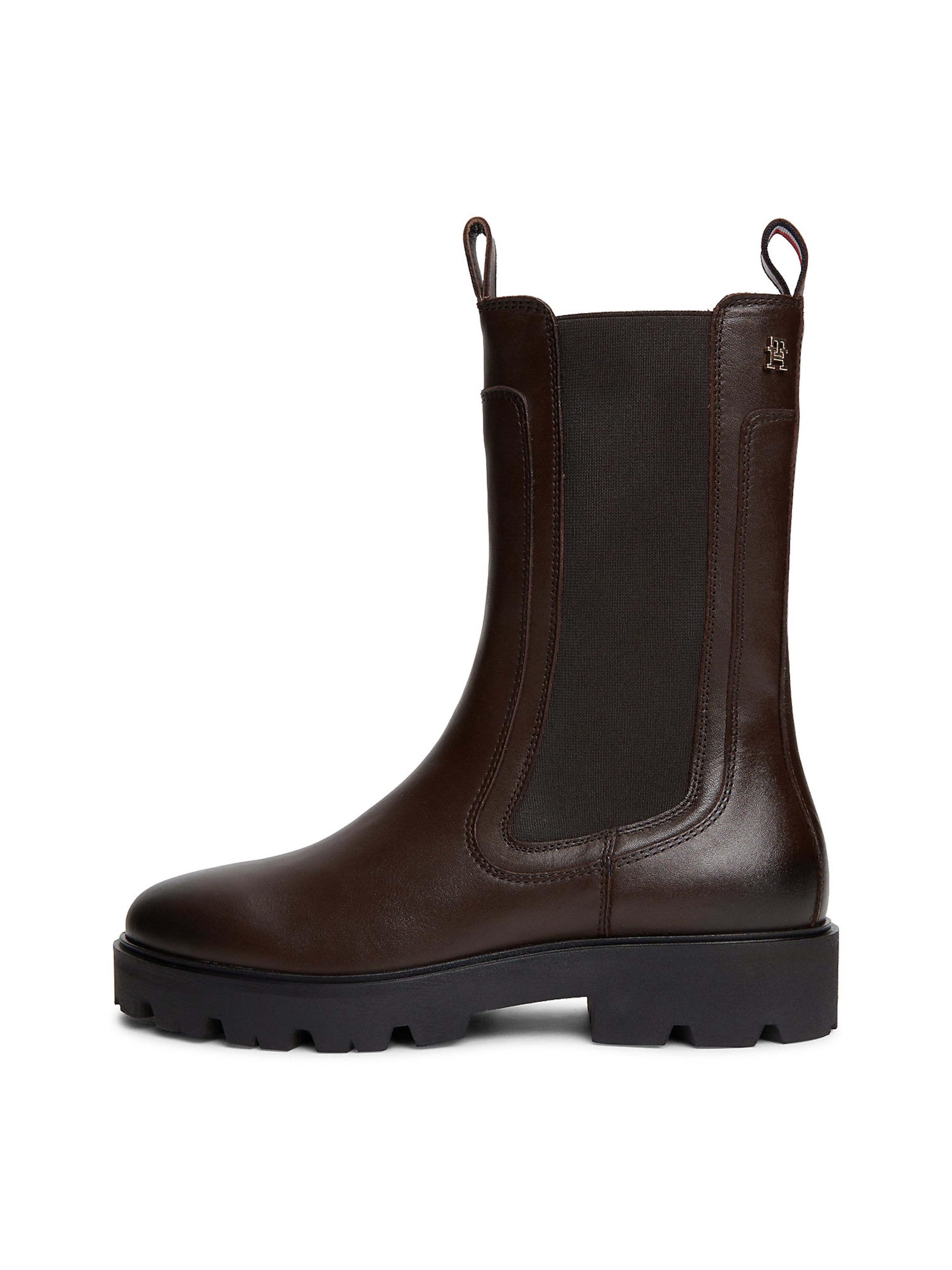 TOMMY HILFIGER Chelsea Boots in Braun: Vorderseite