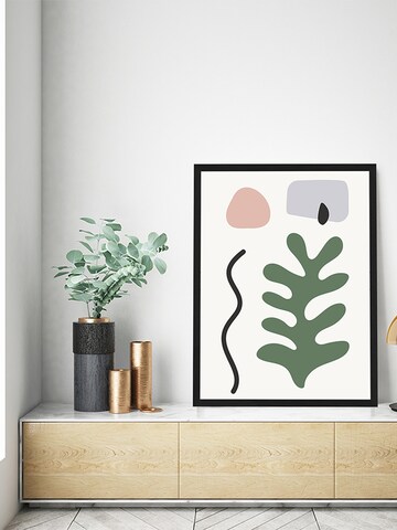 Liv Corday Image 'Pink and Green' in Black