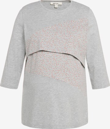 T-shirt Ulla Popken en gris : devant