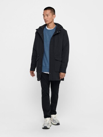 Only & Sons Winterparka 'Jack' in Zwart