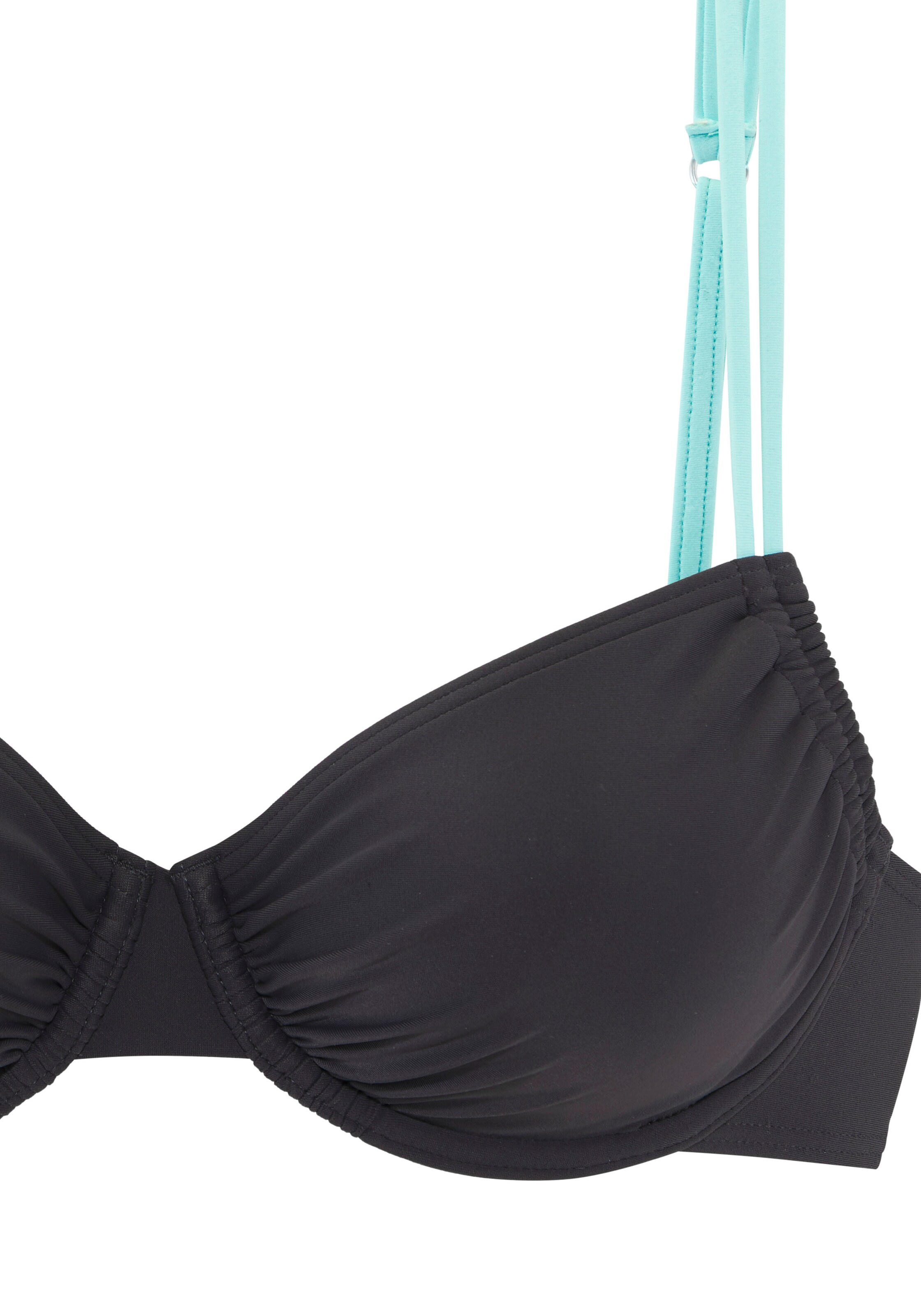 s.Oliver T-Shirt Bikinitop in Grau