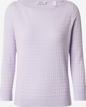 ESPRIT - Pullover em roxo: frente