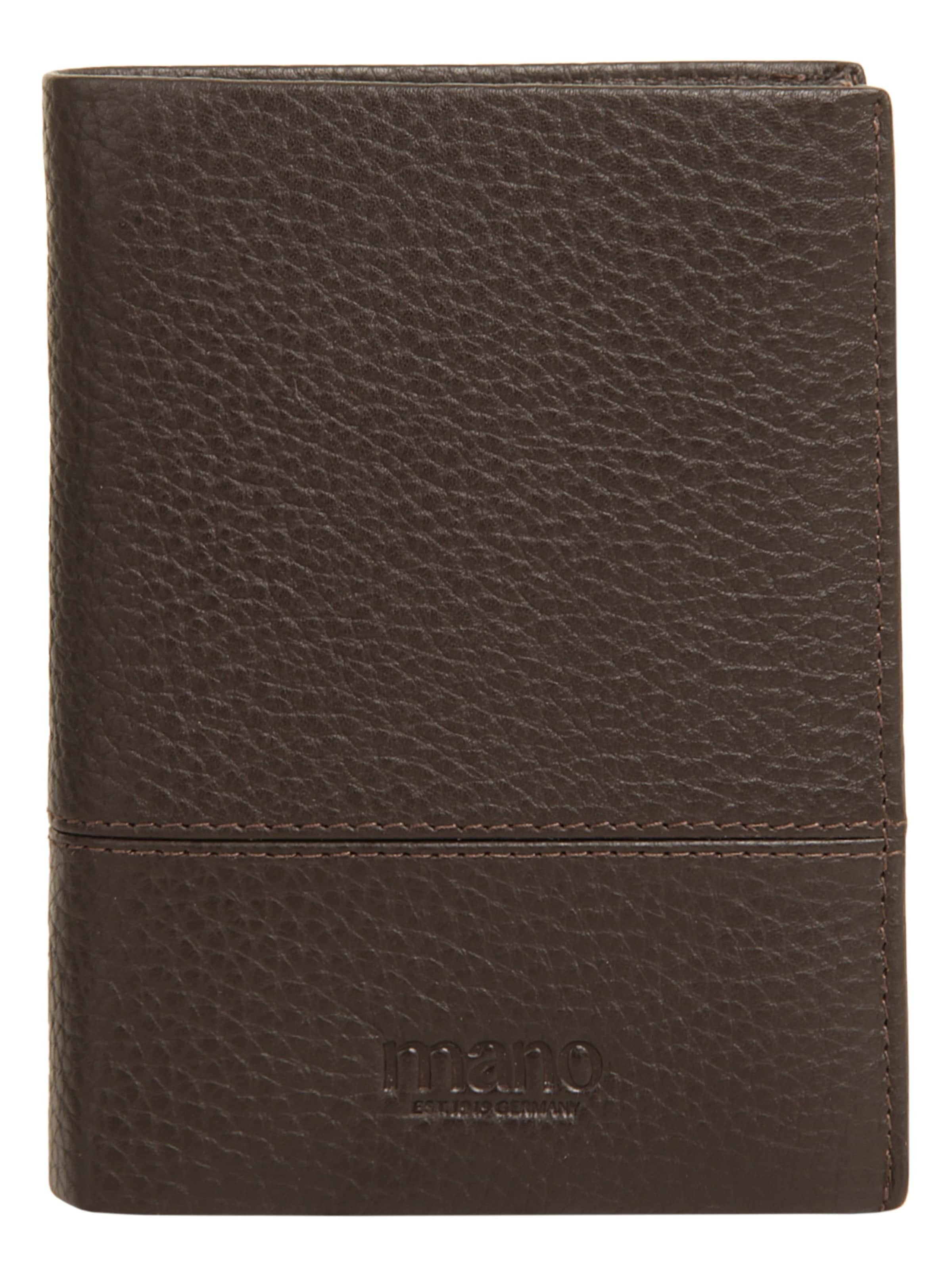 mano Portemonnaie 'MANO Geldbörse'‌‌‌‌‌‌‌‌ in Braun: Vorderseite