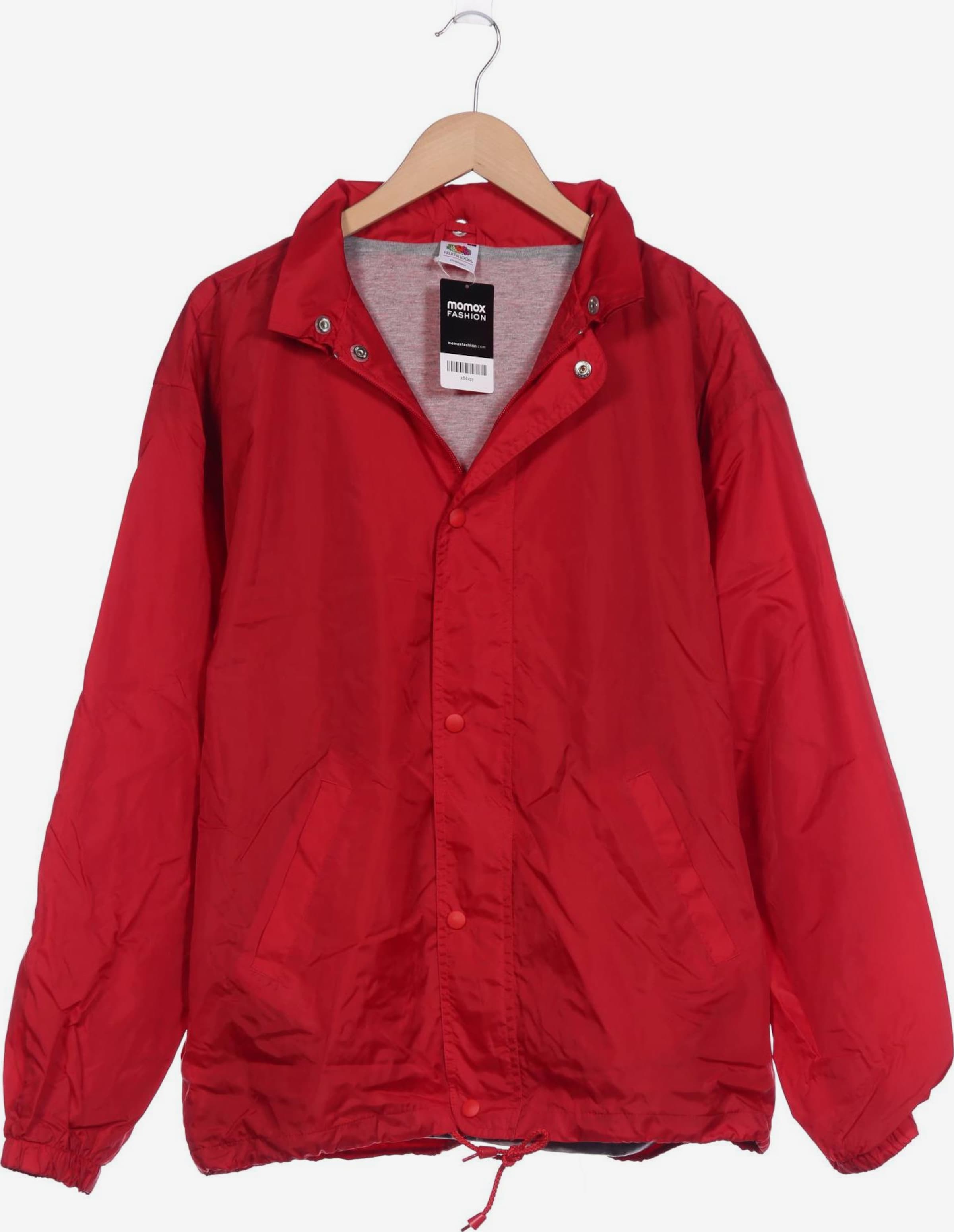 Fruit Of The Loom Maglia Felpa Con Cappuccio Uomo | Rosso, Taglia L | 80% Cotone 20% Poliestere, 280 G/m²