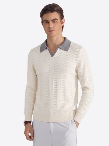 Pull-over Vantory en beige : devant