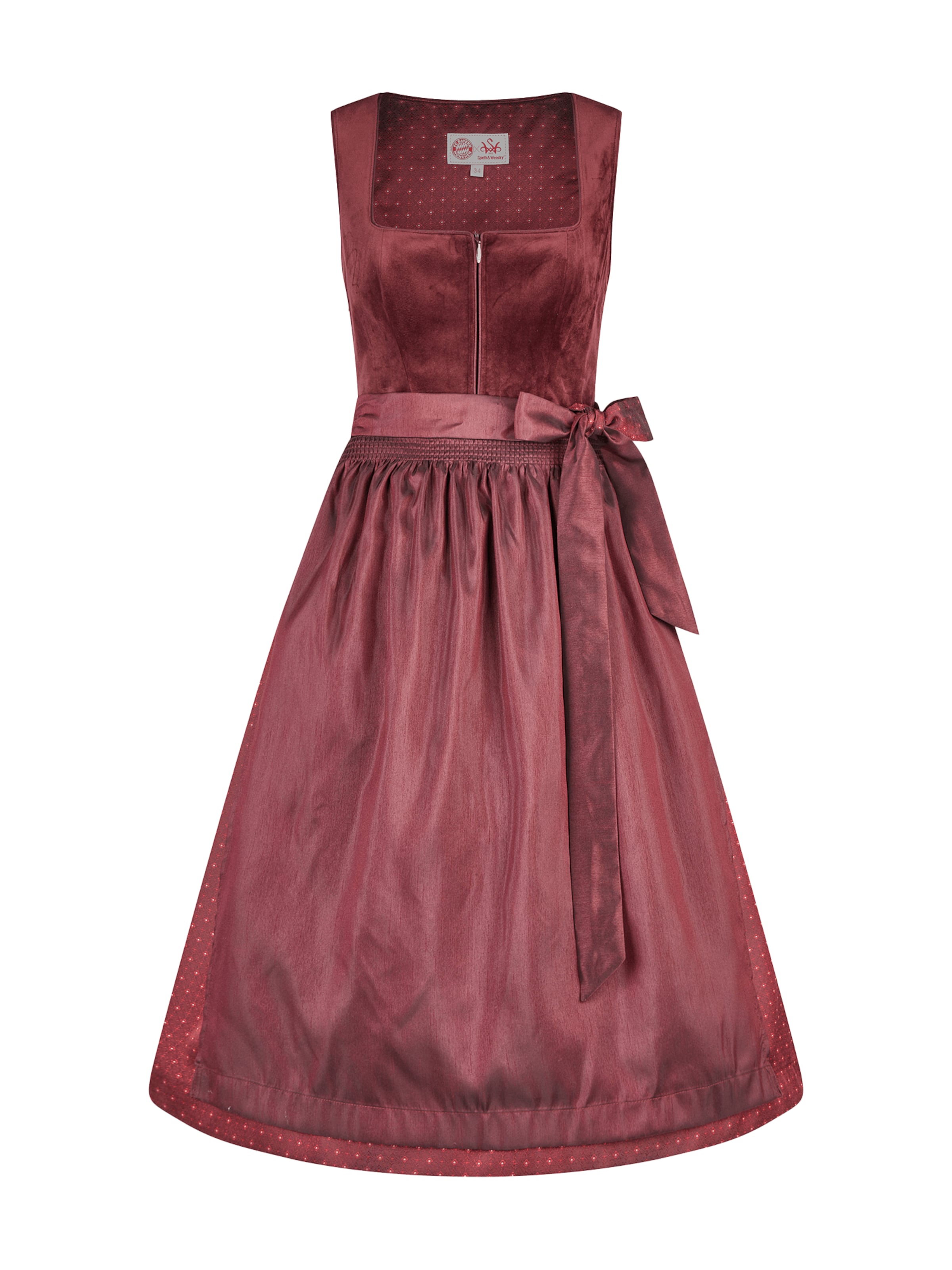 SPIETH & WENSKY Dirndl in Red: front