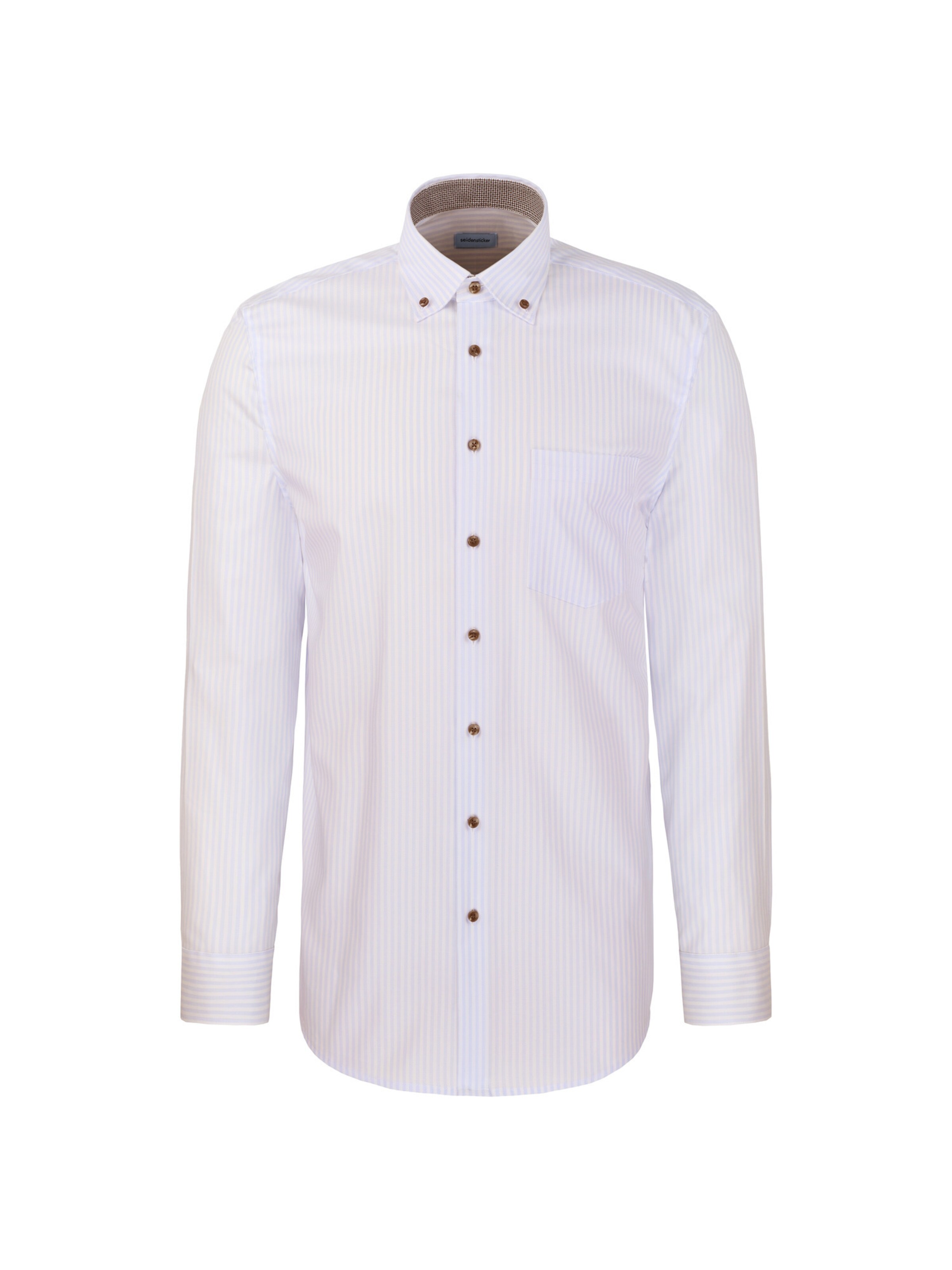 SEIDENSTICKER Regular fit Business shirt in Blue: front