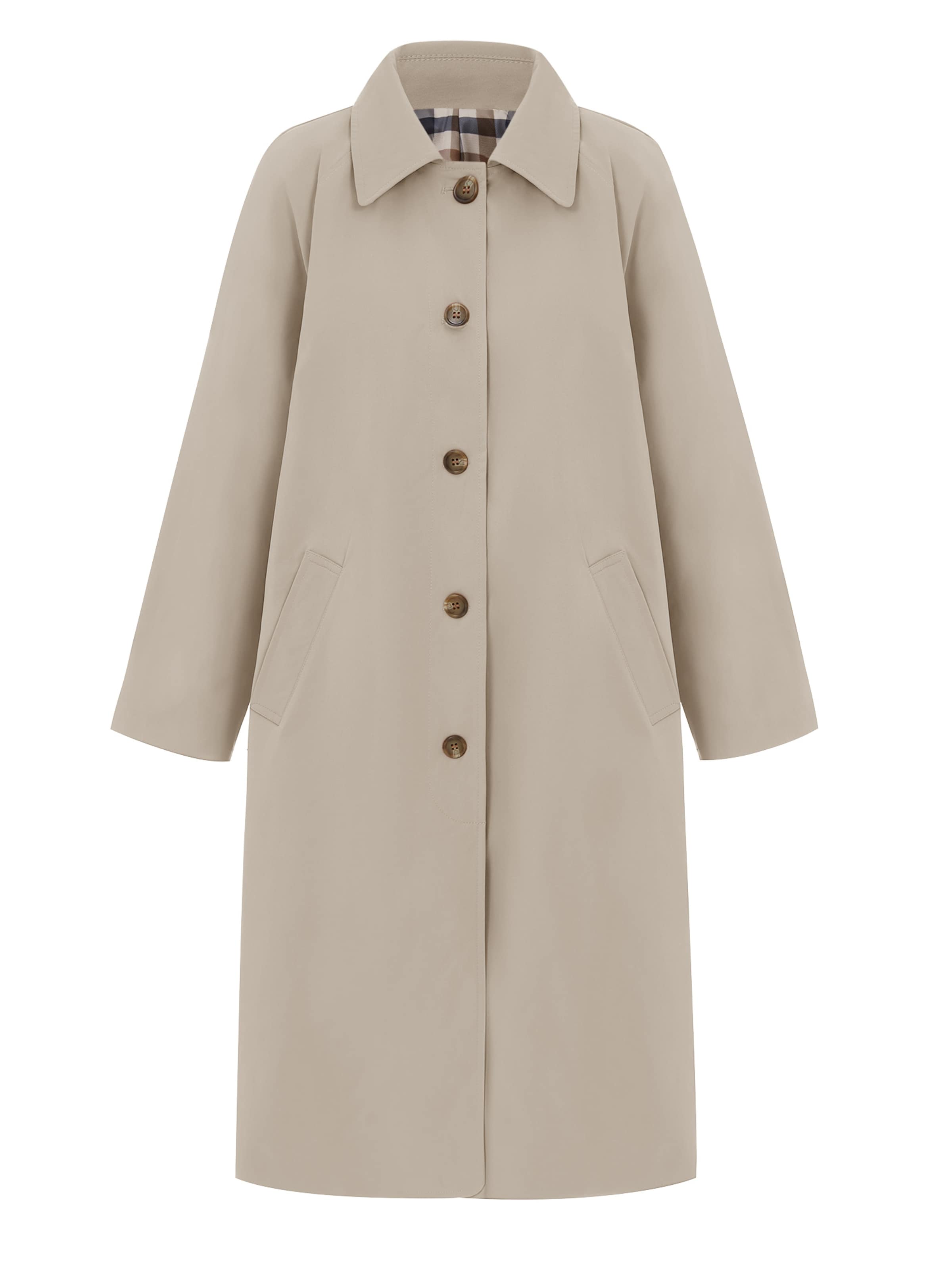 Imily Bela Ανοιξιάτικο και φθινοπωρινό παλτό σε πράσινο: μπροστά