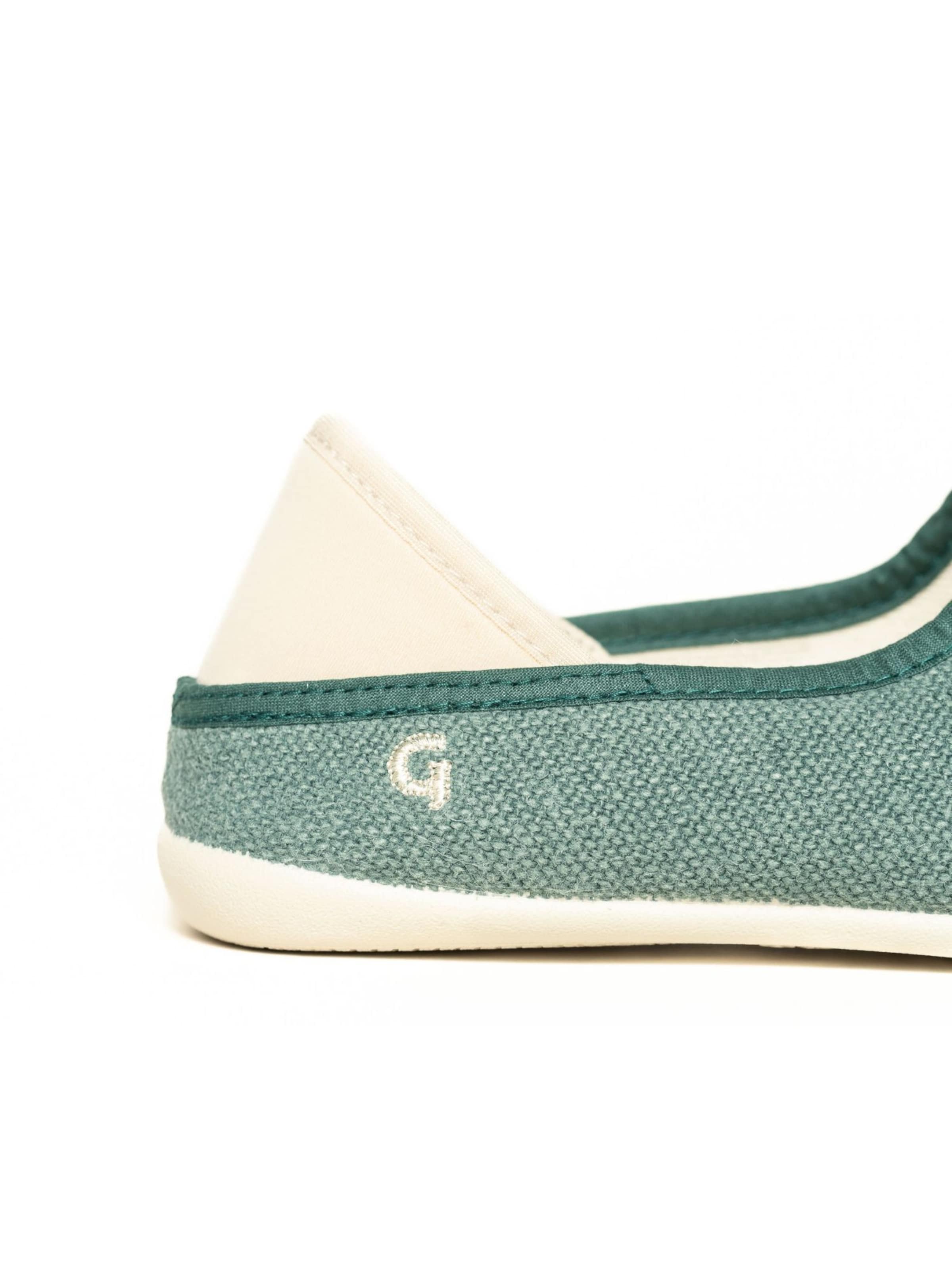 Gottstein Espadrilles 'Espadrille Linen Slip-On'‌‌‌‌‌‌‌ in Grün