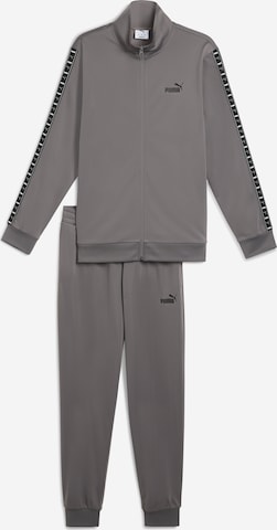 PUMA Тренировочный костюм в Серый: спереди