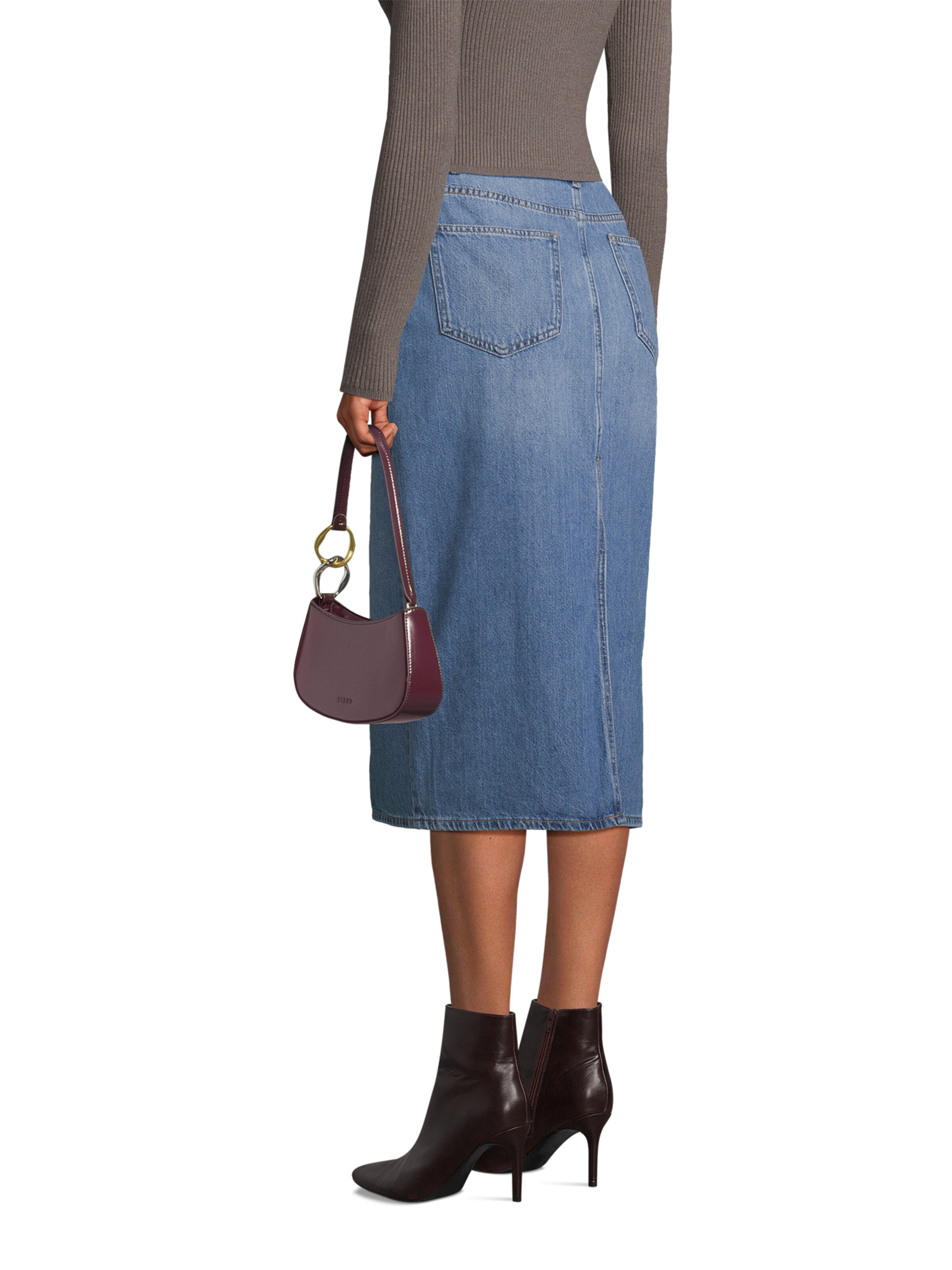 Staud Τσάντα ώμου 'OLLIE' σε κόκκινο: μπροστά