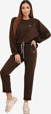 Lumera Loungewear 'Tendresse' in Brown: front