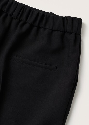 MANGO Regular Pleated Pants 'Gorito' in Black
