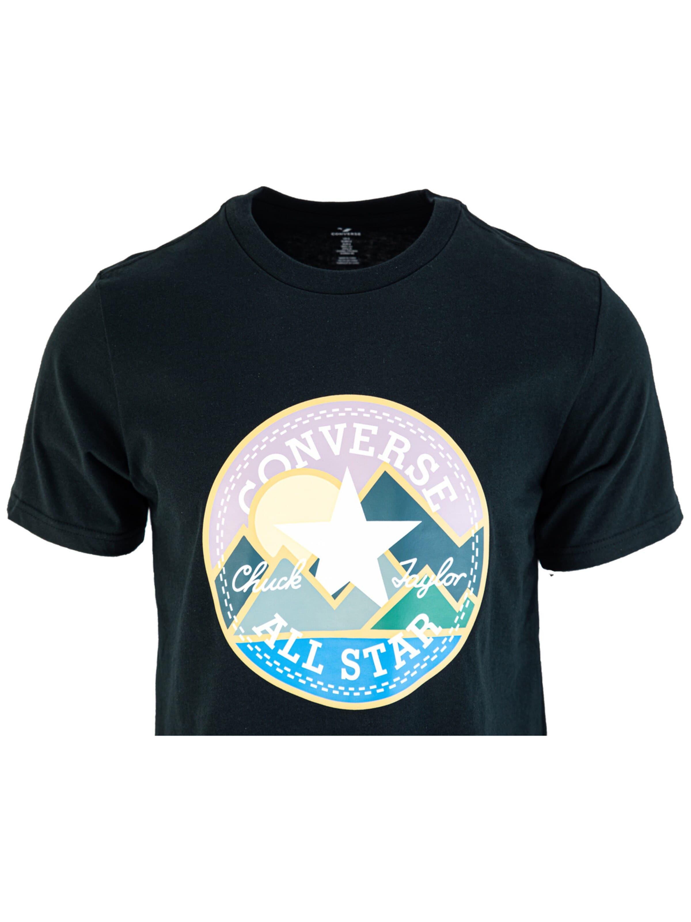 CONVERSE - Camiseta 'Converse Coastal Remix' en negro