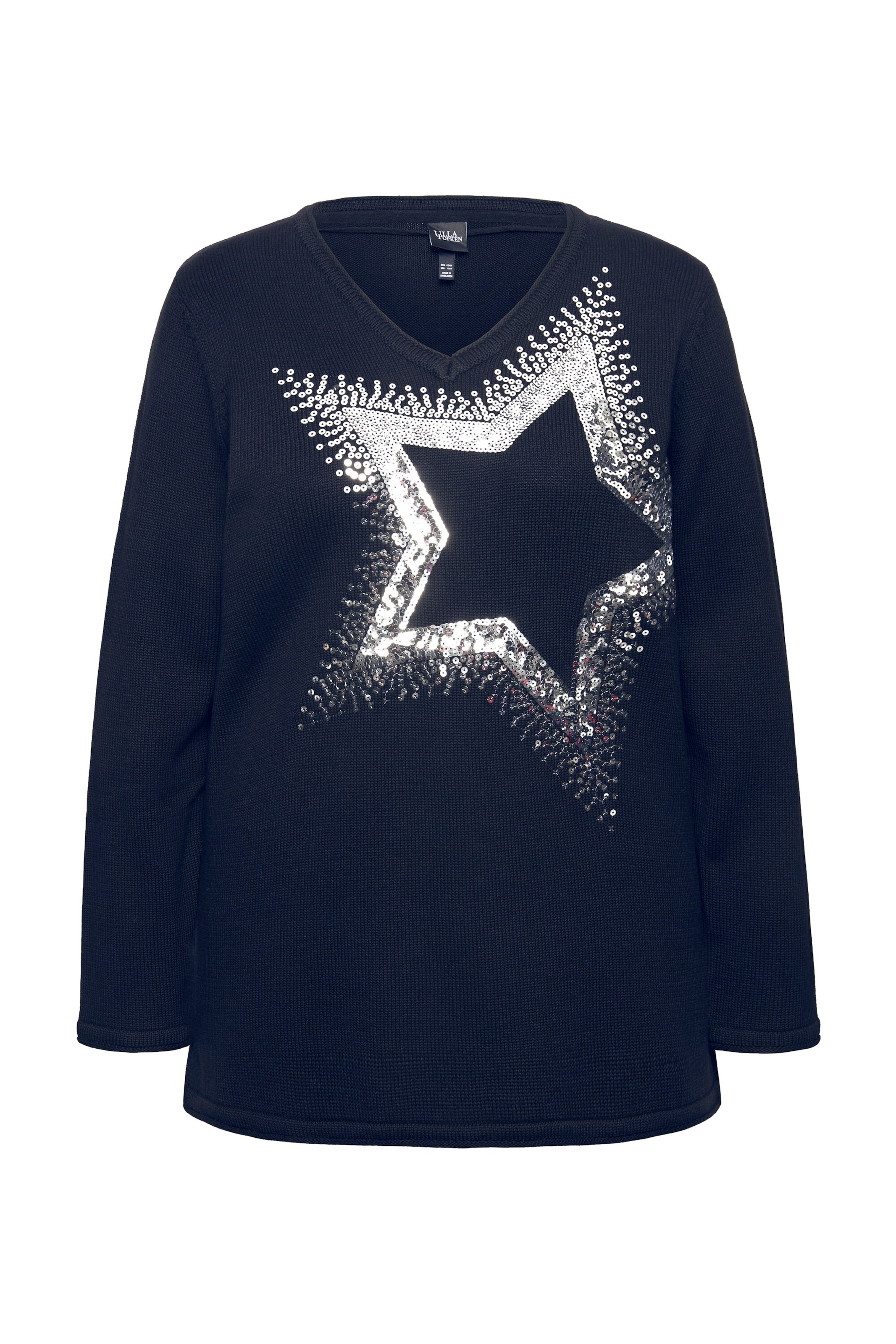 Ulla Popken Pullover in Blau: Vorderseite